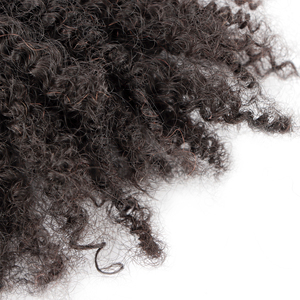 Anhui Orient Precio al por mayor 100% Brasileño Humano <span class=keywords><strong>Afro</strong></span> <span class=keywords><strong>Kinky</strong></span> 4C Cabello a granel Cabello trenzado esponjoso para extensiones de cabello con rastas - Product Image 5