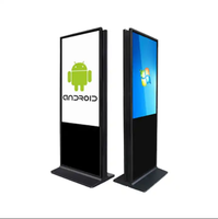 Pantalla Digital de Doble Cara de 80 Pulgadas, Reproductor de Publicidad Ultrafino con Sistema Operativo Android para Centros Comerciales
