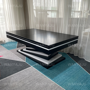 Table de <span class=keywords><strong>billard</strong></span> moderne et luxueuse avec dessus de salle à manger et tiroirs Table de <span class=keywords><strong>billard</strong></span> de style villa de 8 pieds et 9 pieds avec chaises et bancs - Product Image 6