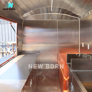 חדש אמריקאי תקן מזון מהיר טאקו משאית אוכל רחוב פופולרי ואן אוכל רחוב פופולרי ואן מטבח מלא למכירה - Product Image 5