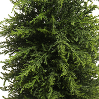 Arbre artificiel de cyprès en cèdre de haute qualité, décoratif pour l'intérieur et l'extérieur, tronc en fer de 38 cm, résistant à l'eau, pour un jardin éclatant de joie.