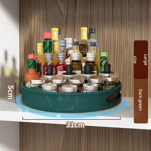 Çok fonksiyonlu mutfak dönen raf tezgah özel baharat saklama kutusu - Product Image 5
