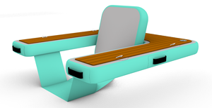 <span class=keywords><strong>Fauteuil</strong></span> <span class=keywords><strong>Gonflable</strong></span> Flottant Robuste pour l'Eau avec Accoudoirs - Chaise Longue <span class=keywords><strong>Gonflable</strong></span> Flottante en Drop Stitch - Product Image 3