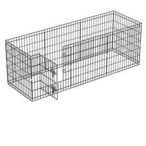 Corralito de Alambre de Hierro Ajustable de 8 Paneles para Cachorros y Perros Pequeños, Seguro para Interiores - Product Image 1