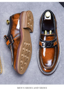 Chaussures Oxford en cuir véritable pour homme de style italien haut de gamme, lacées, faites à la main, pour le bureau et la carrière, antidérapantes, respirantes, toujours tendance - Product Image 3