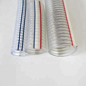 PVC <strong>Spiral</strong> <strong>Hose</strong> High Pressure Spring Steel Wire Durable Flexible Butt Fusion Connection Industrial Use Irrigation - Product Image 2