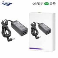 Adaptateur secteur 40W avec cordon US 19V 2.1A 6.5x4.4mm pour téléviseurs LED LCD HD 23/24/27 pouces et adaptateur secteur pour ordinateur portable