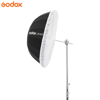 Godox UB-165S-intérieur argenté parabolique noir parapluie réfléchissant, parapluie de Studio pour la photographie, la prise de vue vidéo