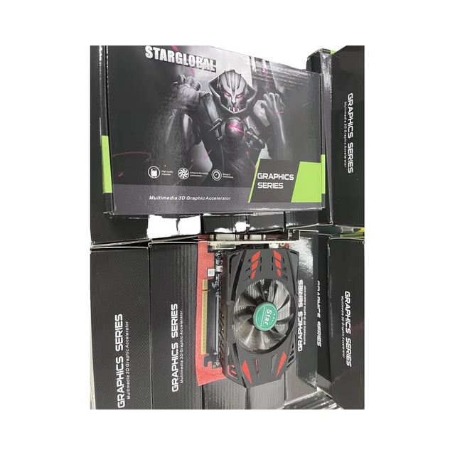 100% New GTX750TI 4GB DDR5 Independent Half-height Graphics Card with Fan Cooling for Desktop High-definition Video & Office Use