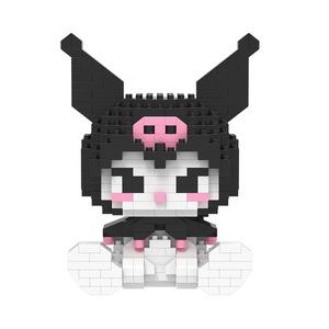 Anime personajes de dibujos animados Anime Kuromi Cinnamoroll inteligencia montaje juguetes niños cumpleaños vacaciones bloques de construcción - Product Image 2