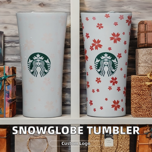 <span class=keywords><strong>2025</strong></span> Cổ Điển Châu Âu Tùy Chỉnh Đôi Tường Du Lịch Tumbler Rõ Ràng <span class=keywords><strong>Acrylic</strong></span> Cup Với Tuyết Globe Hiệu Quả Nhôm Trẻ Em Của Cốc - Product Image 2