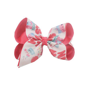 Fiocchi per capelli in nastro grosgrain e fermagli per capelli a forma di limone per ragazze - Accessori per bambini da 6 pollici - Product Image 5