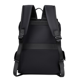 Wuzigolf Flap Style <b>Backpack</b> Black Unisex Laptop Bag With Usb Port For Business Travel Students - Product Image 2