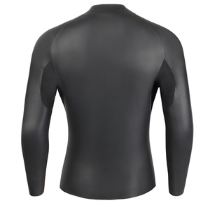 Top con cremallera frontal para natación, esnórquel, chaqueta de surf, chaleco de entrenamiento, <span class=keywords><strong>traje</strong></span> de Triatlón de piel suave, chaqueta de <span class=keywords><strong>neopreno</strong></span> de 3mm para hombre - Product Image 2