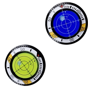 Marqueur de niveau à bulle rond avec logo personnalisé de haute précision pour matériau métallique de <span class=keywords><strong>golf</strong></span> avec logo personnalisé à l'arrière - Product Image 6