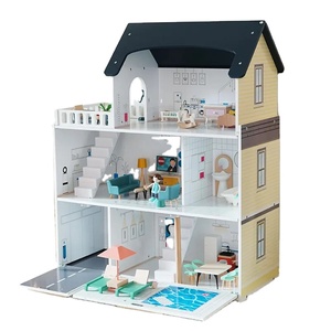 Vente d'usine <span class=keywords><strong>Maison</strong></span> de jeu pour enfants Maisons de poupées Jouets Chambre de poupée en bois Accessoires de <span class=keywords><strong>maison</strong></span> de poupée - Product Image 1