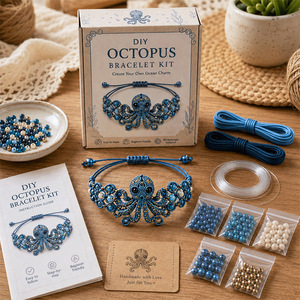 Kit de Pulseras de Cuentas de Animales DIY al por Mayor, Suministros Completos para Pulseras Tejidas a Mano, Todos los Materiales Incluidos, Set de Regalo - Product Image 2