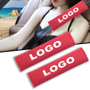 2 Pezzi Copri Cintura di Sicurezza in Cotone Stile JDM Racing con Logo Personalizzato, Morbidi Cuscinetti per Spalle Universali per Auto - Product Image 4