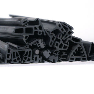 Fabrika Doğrudan Satış Kapı Pencere Kauçuk Şeritleri Perde Duvar Kauçuk Şeritleri EPDM Kauçuk Contalar 65-70 Shore-A Sertlik -40C~120C - Product Image 2