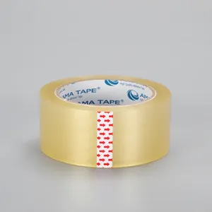 Adesivo con stampa personalizzata del rotolo Jumbo 3 pollici di colore marrone chiaro, nastro da imballaggio stampato con Logo personalizzato - Product Image 4