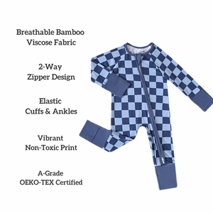 Amostra Grátis Envio Rápido Pijamas de Bebê em Bambu Estampados Listrados Ecológicos Respiráveis Conjuntos de Roupas Personalizadas para Recém-Nascidos - Product Image 1