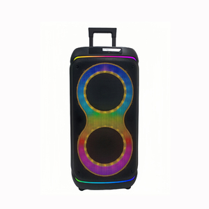 Outdoor <b>Party</b> <b>Box</b> Double 10-Inch Subwoofer Speaker RGB Tower 60W LED Wireless Built-in for 5.0 3600mAh - Product Image 4