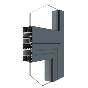 Système de fenêtres coulissantes et battantes en aluminium Xf55 6063 T5, conception d'ouverture hybride pour villa et appartement haut de gamme - Product Image 4