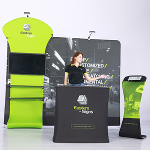 Support de <span class=keywords><strong>tension</strong></span> de luxe configuration rapide meilleur prix affichage de salon professionnel portable 10x10 stand de salon moderne avec étagères - Product Image 5