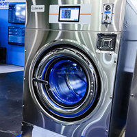 Lavadora Totalmente Automática de 10kg-30kg, de Acero Inoxidable, para Lavandería Comercial, Hotel, Dormitorio