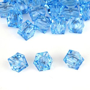 Acrylic Loose <b>Beads</b> 10mm Diamond Shape For Jewelry Making Wholesale Per Kilogram - Product Image 4