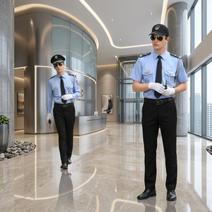 Uniforme di Sicurezza Economica per Guardie Reali, 65% Poliestere 35% Cotone, Unisex, Rilevamento ad Ago, Autunnale, OEM - Product Image 6