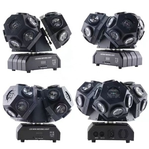 18*10w a tre teste a testa mobile a testa Laser a fotodiodo rotante per capelli luci da discoteca Bar illuminazione da palco da discoteca - Product Image 3