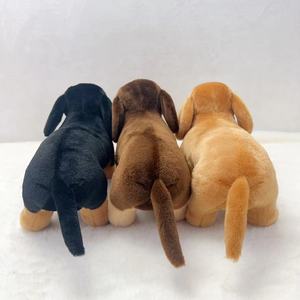Nokta toptan sevimli çocuk konfor peluş oyuncak karikatür Dachshund köpek peluş oyuncak - Product Image 3
