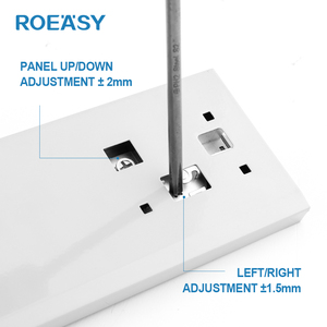 Roeasy đôi tường ngăn kéo kênh hệ thống nhà bếp hộp mỏng kim loại ngăn kéo trượt đẩy mở trượt Runner ngăn kéo hộp - Product Image 3