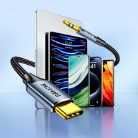 Adaptador de Audio DAC SAMZHE Tipo-C a 3.5mm, Nuevo, para Laptop, Teléfono Móvil, Conector AUX para Auriculares
