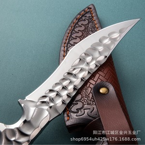 Cuchillo de Supervivencia VG10 de Hoja Fija para Dropshipping en Shopify, Cuchillo Táctico de Espiga Completa para Camping, Bushcraft y Defensa Personal - Product Image 6