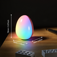 Lampe de nuit LED à changement de couleur RVB, lampe de nuit décorative à brancher avec 7 couleurs, conception personnalisée OEM