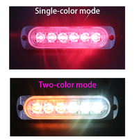 6SMD LED Positionsleuchten DC 12V Seitenleuchten für Anhänger Bernstein Rot Weiß Bullet-Leuchten mit Oberflächenmontage Auto-Zubehör