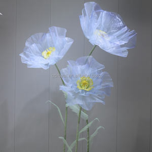 Fleurs géantes en papier de conception florale pour l'événement de Pâques Série de jardins d'été Décoration de fête de mariage Installation artistique - Product Image 4