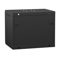 Support mural de serveur de système de centre de données 9U rack de serveur en métal réseau de 19 pouces armoire réseau