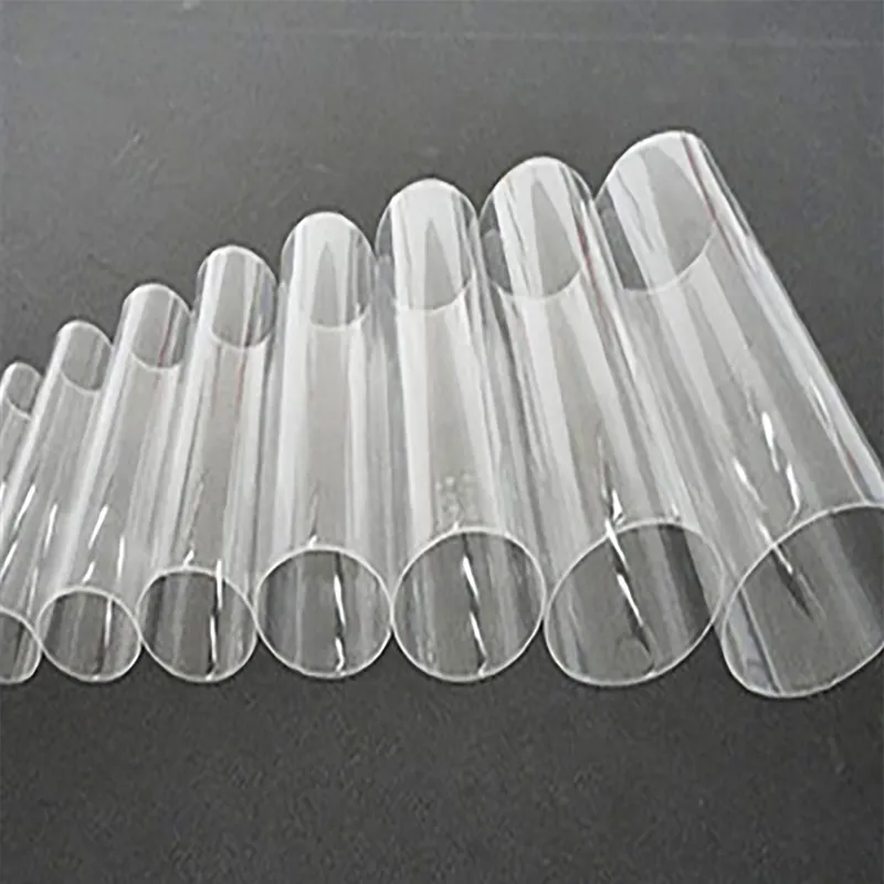 Polycarbonate plastic round tube Plastic PC transparent display stand plastic transparent tube