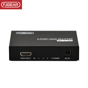 FJ-SM4K104 FJGEAR 3840*2160/30Hz 1 trong 4 ra 4 cổng <span class=keywords><strong>HDMI</strong></span> Video <span class=keywords><strong>Splitter</strong></span> 4K <span class=keywords><strong>HDMI</strong></span> version1.4 với vỏ sắt - Product Image 2