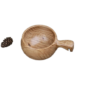 <b>Reusable</b> wooden Mug 500ml Eco-Friendly wood <b>cup</b> mug glass new handmade vintage old classic look top seller wood - Product Image 2
