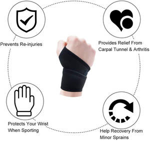 2022 Nieuwe Ontwerp Mannen Pols Wraps Veiligheid Powerlifting Sport Pols Brace Bandage Gewichtheffen Pols Bandjes - Product Image 5