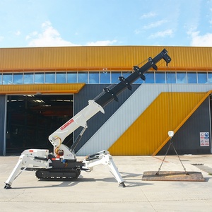 Kleiner Spinnen-Raupen kran 1,2 Tonnen 2-Tonnen-Spinnenkran für Hebe arbeiten im Freien - Product Image 1