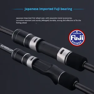 คันเบ็ดตกปลาคาร์บอนไฟเบอร์แบบกำหนดเองจาก Kenaier ขนาด 1.98 เมตร น้ำหนัก 149 กรัม สำหรับตก<span class=keywords><strong>ปลา</strong></span>คาร์พ <span class=keywords><strong>ปลา</strong></span>กะพง น้ำเค็ม - Product Image 5