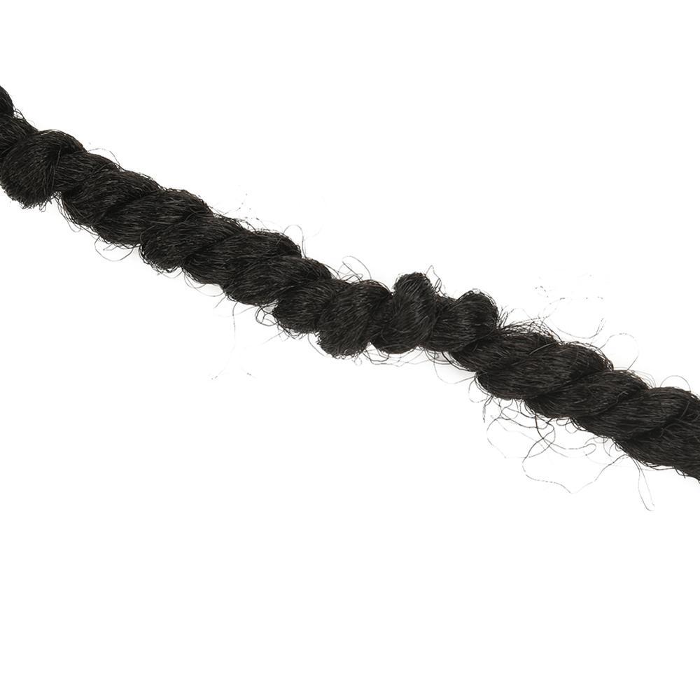 Fibre Résistante à la chaleur Noir Premium Bombe Printemps Passion Torsion Crochet Tresse Cheveux Synthétiques