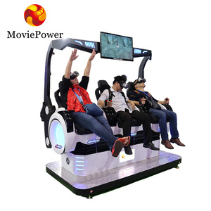 Amusement Arcade Game <span class=keywords><strong>3</strong></span> Players VR Chair Patio interior 9D VR Montaña rusa Juego de realidad virtual Simulador VR Cinema - Product Image 3