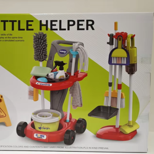 29 pièces/ensemble Outils de nettoyage de simulation, chariots, jeux de maison, aspirateurs, <span class=keywords><strong>balais</strong></span>, ensembles de serpillières, jouets de nettoyage et d'hygiène - Product Image 2