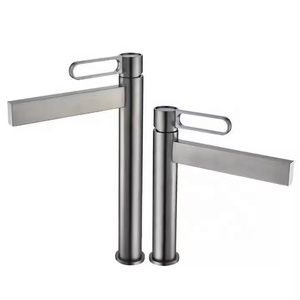Kiểu dáng đẹp hiện đại thép không gỉ 304 duy nhất-lỗ lưu vực vòi nước hiện đại nóng/lạnh gốm đơn rỗng xử lý thiết kế hiện đại - Product Image 4